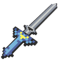 mc Minecraft blind box model him drawing sword toy Diamond set Weapons and equipment Bow and arrow toy axe