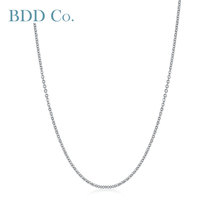 BDD platinum necklace female Pt950 minimalist O-chain choker with pendant anniversary Platinum necklace