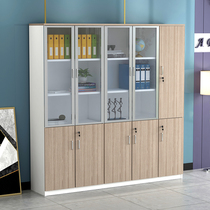 Office cabinet bookcase simple modern layered wardrobe file cabinet floor file cabinet locker with lock