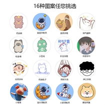 Adhesive hook hanging heavy weight desk non-perforated schoolbag storage artifact rack rack hook desk side removable