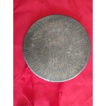 30~33cm Flat bottom low-sided gong High-quality bronze gong Pure hand-forged low-sided gong Boutique old gong