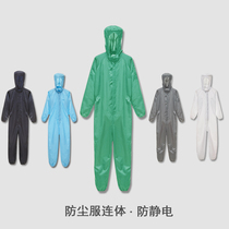 Dust-proof clothing One-piece dust-free work clothes Split industrial dust grinding body painting protective clothing Anti-static clothing