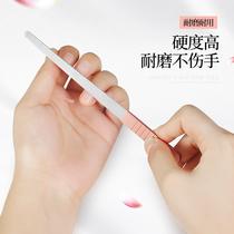 Polished sponge file dead leather fork nail tool polishing strip matte strip repair creative printing nail file