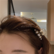 2way practical summer cool feeling Pearl small edge clip