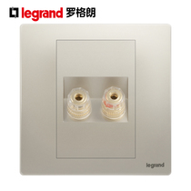 Legrand Weller powder platinum One two-position audio two four-head speakers Audio socket panel type 86 gold