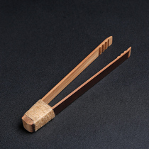 Yellow Bamboo Bamboo Tea clip bamboo tea cup clip natural bamboo clip kung fu tea set tweezers tea ceremony six gentlemen accessories