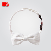Nayi dance accessories mens modern dance tuxedo bow tie Waltz national standard dance professional bow tie White