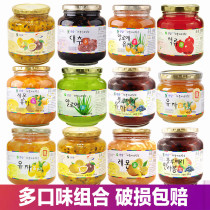 South Korea Quannan honey grapefruit tea canned fruit tea sauce Lemon passion fruit soaked in water to drink summer brewing drink