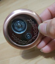 New Buyang doorbell cat eye integrated anti-theft door cat eye with doorbell household round cat eye doorbell with back cover