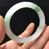 Myanmar Emerald Natural A Products Waxy Blue Flower Spring Color Bracelet Studio to Send Mother in New Year