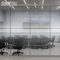 Frosted striped glass sticker Office company conference room Corridor partition decoration Anti-collision anti-peep electrostatic film
