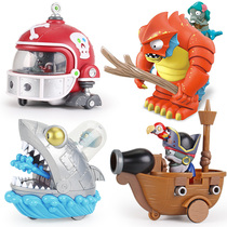 Plant vs. Zombie Toys 2 Set Giant Zombies Deep Sea Giant will walk Electromagnetic Shield Zombie 3 Full Set