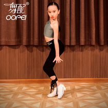 Latin dance costume practice uniform dance with summer childrens dance Test performance dress girl uniforms new suit