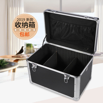 Locked box wooden box multi-layer storage box creative finishing wooden large capacity covered book storage box large