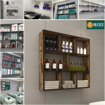 Hairdressers Towel Wall Cabinet Hanging Wall Beauty Salon A Shelf Hair Salon Special Beauty Hair Shelf Placement Cabinet
