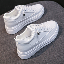Inner increase white shoes womens spring 2021 new explosive womens shoes thin all-match thick bottom summer mesh breathable
