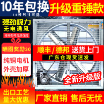 Negative pressure fan Industrial exhaust fan High-power powerful exhaust fan factory greenhouse farming ventilation exhaust ventilation fan
