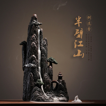 Dragon creative rockery back incense indoor incense burner home living room office sandalwood agarwood ornamental smoke ornaments