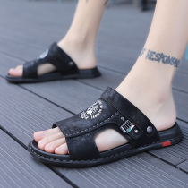 Slippers Mens Summer 2022 New Personality Non-slip Soft Bottom Outdoor Cool Tug Casual Wear and Beach Shoe Men