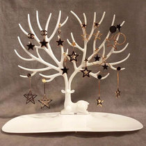 Creative antler tree necklace display stand Hanging key earrings Bracelet Jewelry storage box Jewelry earrings storage rack