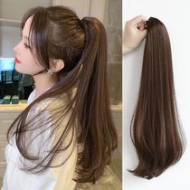 High ponytail wig female hair micro roll Net red grab clip fake ponytail braid simulation hair natural pony tail hair tail summer