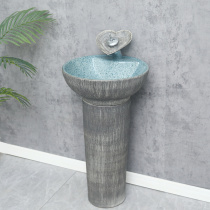 Vintage column basin washbasin Balcony Floor-to-ceiling sink Toilet washbasin Toilet washbasin New Chinese style