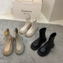 In situ Fingshen ~~~ The legendary thin boots home daily Martin boots female autumn and winter plus Velvet