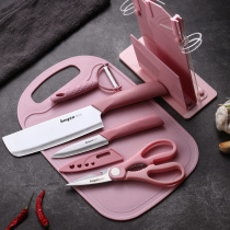 Baige knife set Kitchen knife Household kitchen kitchenware full set of fruit knife Dormitory cutting board Treasure baby food auxiliary tools