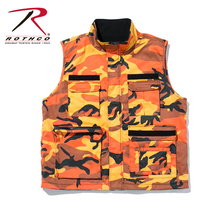 Rothco fleece padded vest color camouflage print loose casual autumn winter coat