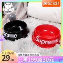TT Tide brand sup Dog Bowl Dog Bowl Pet Bowl cat bowl method fight than Bear Cat drinking bowl big dog food bowl