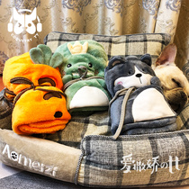 TT Pet Blanket Flannel Puppies Small Blankets Deep Sleep Air-conditioned Room Quilted by Four Seasons Sleeping Blanket Quilt