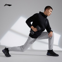 Li Ning Sweater Mens Fitness Series Sweater Long-sleeved coat Li-sleeved coat Spring coat Mens Knitted sportswear