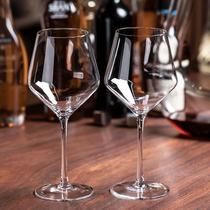 Professional Burgundy wine glass set crystal cup large European luxury wine glass goblet glass goblet