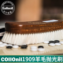 collonil1909 wool polishing brush big brush soft delicate lambskin soft skin care brush