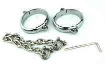 SM Alternative Spice Adults Supplies Metal QQ Handcuffs Foot Shackle Women and wife Conjugal Flirts Bondage Shackle