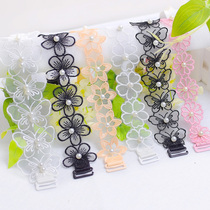 Summer Exposed Invisible Belt Lace Widened Underwear Shoulder Strap Accessories Transparent Bra No-trace Replacement Bra Strap