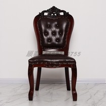 European dining chairs solid wood banquet chairs Hotel tables large round tables and chairs VIP chairs Hotel chairs