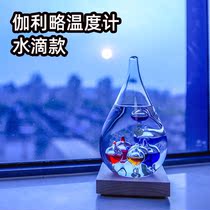 Living room creative Galileo thermometer ornaments personality color ball suspension thermometer physics Christmas birthday gift