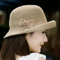 Foldable new basin hat early autumn trip spring and summer sun hat Top Hat sun Joker Curling Female Korean top hat tide tide