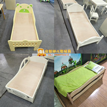 Kindergarten solid wood childrens bed single bed lunch bed upper and lower bed lunch bed wooden bed lunch bed