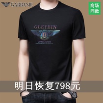 Chiamaniya Mulberry Silk Short Sleeve T Shirt Mens Summer Real Silk Youth Loose Thin Ice Silk Mens Clothing