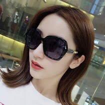 Large face suitable myopia glasses Sunglasses All-in-one womens sunglasses with diamonds with power Womens two-in-one