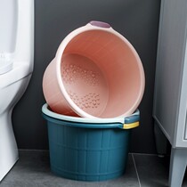 Bubble Feet Barrel Wood Barrel Home Over Calf Foot Tub Solid Wood Insulated Foam Foot Basin Plastic Washing Feet Barrel High Deep Barrel Water Basin