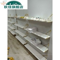 Rack Shoes Bag gold Golden Shelf Shoe Rack Mei Chia Store Childrens Shoes Clothing Shop Upper Wall Display Shelf Shop Show Shelf