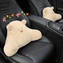 Car waist cute bear car cushion waist cushion car seat cartoon waist pillow driving waist protection artifact pair