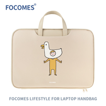 focomes Little yellow refueling duck laptop bag for Apple Huawei Dell 13 3-inch 15 6-inch 14-inch