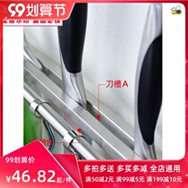 Germany holder wall-mounted 304 stainless steel kitchen zhen ban jia one cai dao jia shelf tool storage rack