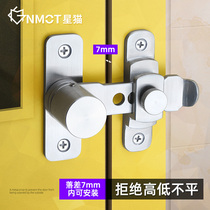 Fine cast high and low wooden door latch door buckle door buckle door lock adjustable height door lock old-fashioned buckle safety latch