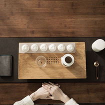 A solid wood tea tray small household tea table Japanese simple kung fu tea set drawer dry bubble storage Tea Sea