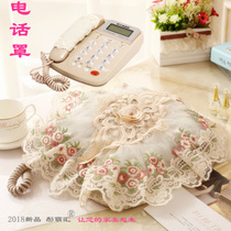 Phone 2018 dust cover fabric landline Machine cover cover towel new sunscreen phone dustproof Tong cute lace